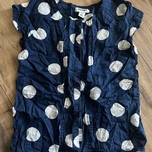 Girls polka dot top